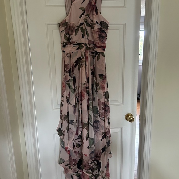 Melanie Lyne Dresses & Skirts - Chic Floral Maxi Dress in Pink and Green